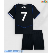 Camisa de time de futebol Chelsea Pedro Neto #7 Replicas 3º Equipamento Infantil 2025-26 Manga Curta (+ Calças curtas)